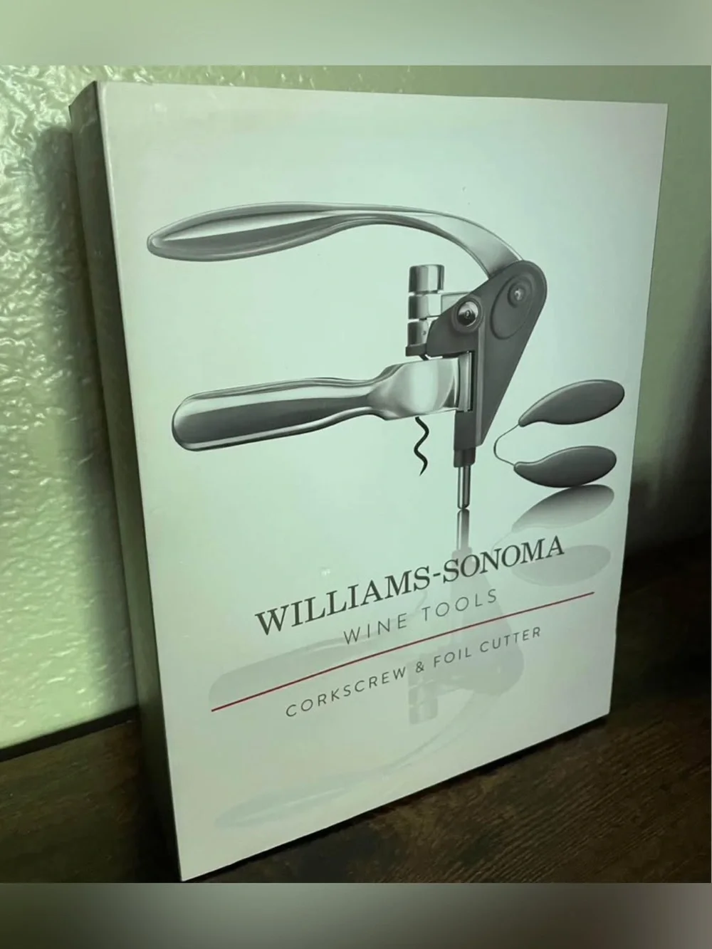 Williams Sonoma Wine Tools Corkscrew & Foil Cutter Wine Opener Set